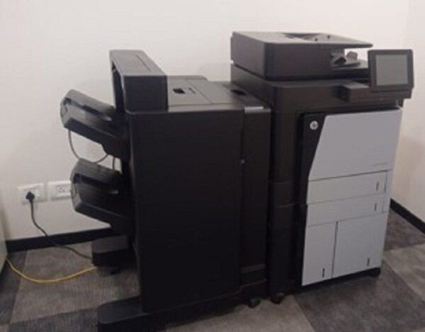 Hp m830 mfp Laserjet printer A3 size machine  110000+Gst